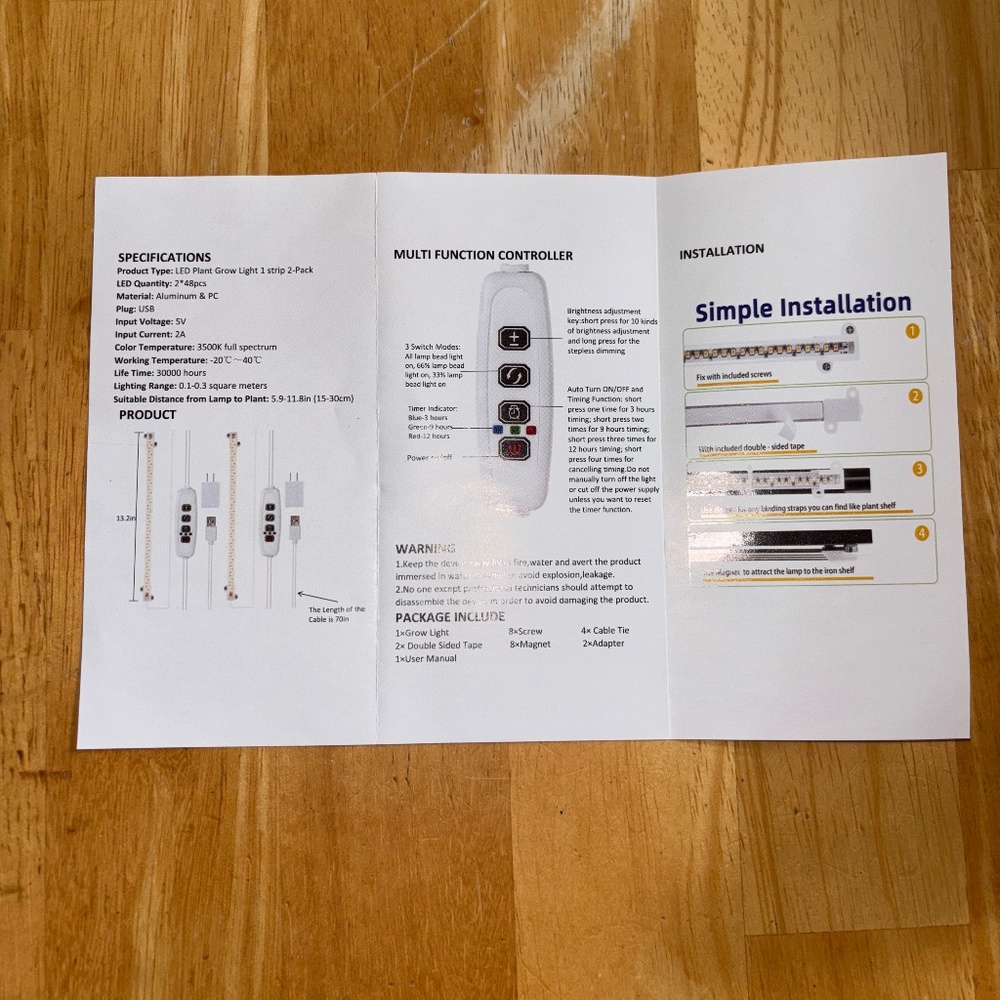 LED Grow Light - Picture 2 of 2